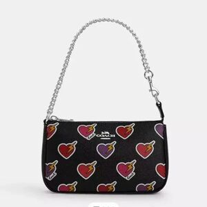 NWT Coach Nolita 19 With Star/Heart Bolt Print CW409/CW452